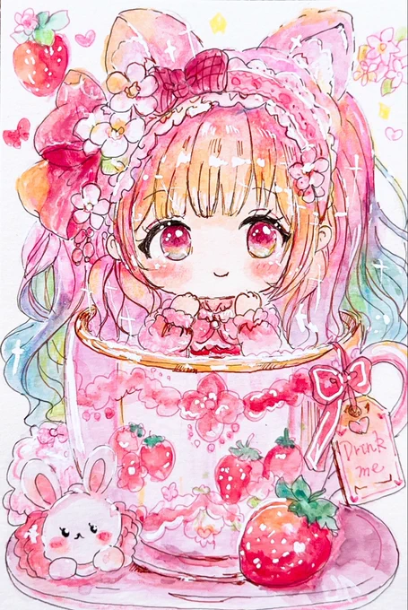 完成しました 今夜ヤフオク出品します #イラスト #アナログ原画