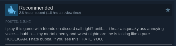 drneotech's tweet photo. @dreyconfetto I get where you're coming from but every game has so many reviews like this, here's some random ones I found in like 2 minutes. And I'd still take it as a positive review too given they've played it for 62 hours and could've written a negative joke review if they didn't like it. https://t.co/0mR4NBWYWe