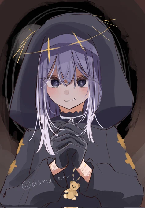 ワンドロ(シスターとテディベア)したやつです