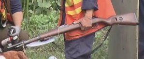 byan2007's tweet photo. kar98kで二度見した？訓練だからだよね？

市街地近くにヒグマ出現！その時どうする？　緊急銃猟の訓練　小樽で HTB北海道ニュース https://t.co/pri5i9wyoI https://t.co/9ZJkAHsvUj