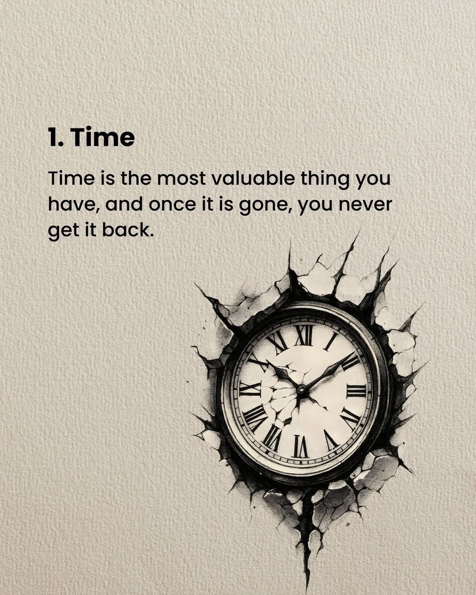 MasteryNotes's tweet photo. 7 Things People Learn Too Late in Life:

1. Time https://t.co/LArlCPtGHg