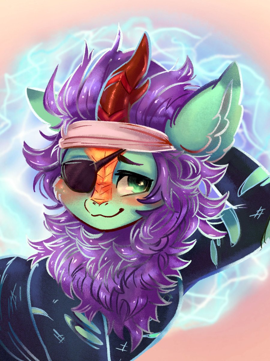 KPolnoc's tweet photo. Officer of the New Lunar Republic, a time traveler, and a heart-pony - and you can see them all in one place! So different, yet all together! ✨

#MLP #mylittlepony #cute #Commission #kirin #batpony https://t.co/bvn2ZzQbaK