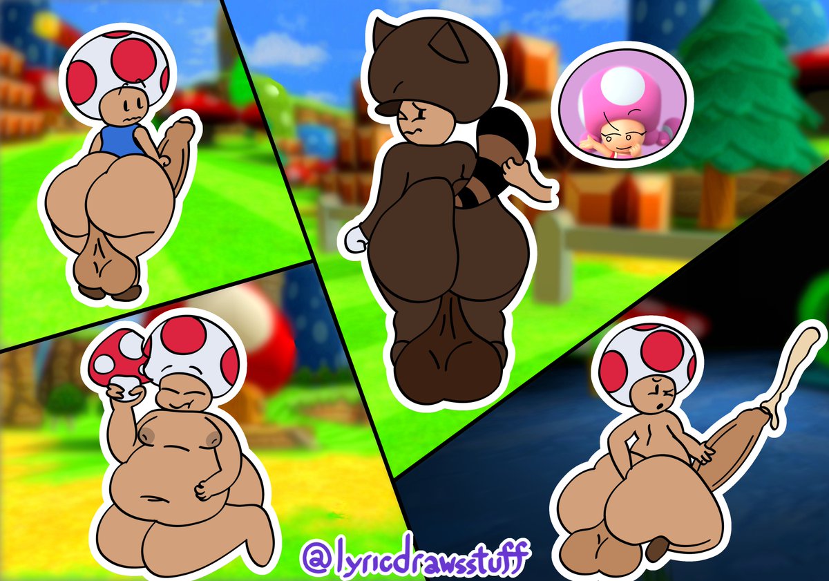 lyricdrawsstuff's tweet photo. toad because it is pride month and he is the best! :3 (plus paper toad alt for funsies)
#mario #toad #fatass #thicc #nsfw #nsfwart https://t.co/7t9upjtjZ4
