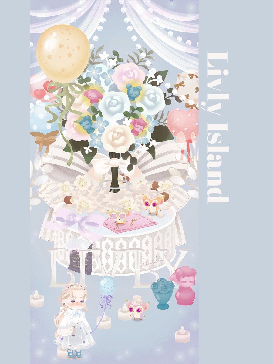 ka813yu's tweet photo. ⠀
💐⠜ Wedding Bouquet

#ﾘｳﾞﾘｰｱｲﾗﾝﾄﾞ 
#ﾘｳﾞﾘｰﾚｲｱｳﾄ 
#ﾘｳﾞﾘｰ #livlyisland 
⠀ https://t.co/zzEfwdqZ09