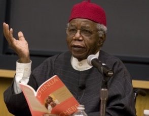 MArinze2993's tweet photo. Chinua Achebe warned the future generation of 1967-1970 war victims to avoid the temptation of abandoning the hard work of surviving and rebuilding for seeking easy comforts or unrealistic, fantasies of peace with Nigeria.

He was the Biafran Minister of Information, he represented Biafra on various diplomatic and fundraising missions during the Nigerian Civil War.

If you are from the old eastern region, you are IPOB (Indigenous People Of Biafra). 
Don’t forget that before the real terrorist got to their door steps, they tag us terrorist and wanted us all on the run, dead or in prison.