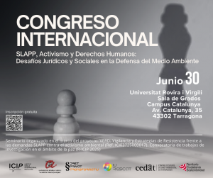 aepdiri's tweet photo. Congreso Internacional "SLAPP, Activismo y Derechos Humanos: Retos Jurídicos y Sociales en la Defensa del Medio Ambiente”

📅 30 de junio de 2026
➡️ https://t.co/AM09WGxy1E

#AEPDIRI #CEDAT #URV #IURESCAT https://t.co/5HqsRjFtXW