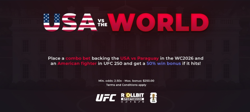 MontieCrypto's tweet photo. Backing the USA this weekend?

Combo USA to beat Paraguay at the World Cup and an American Fighter to win at the UFC White House for a 50% win bonus if it lands

We're locked in for this https://t.co/Uua5D9P1ts