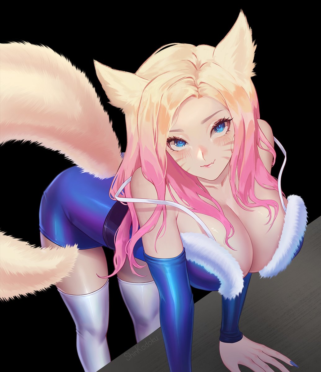 ShinKodoku's tweet photo. You might've noticed my Ahri drawings look pretty different from each other XD I'm still trying to find my favorite artstyle 🥹 https://t.co/pXGIxm92Ab