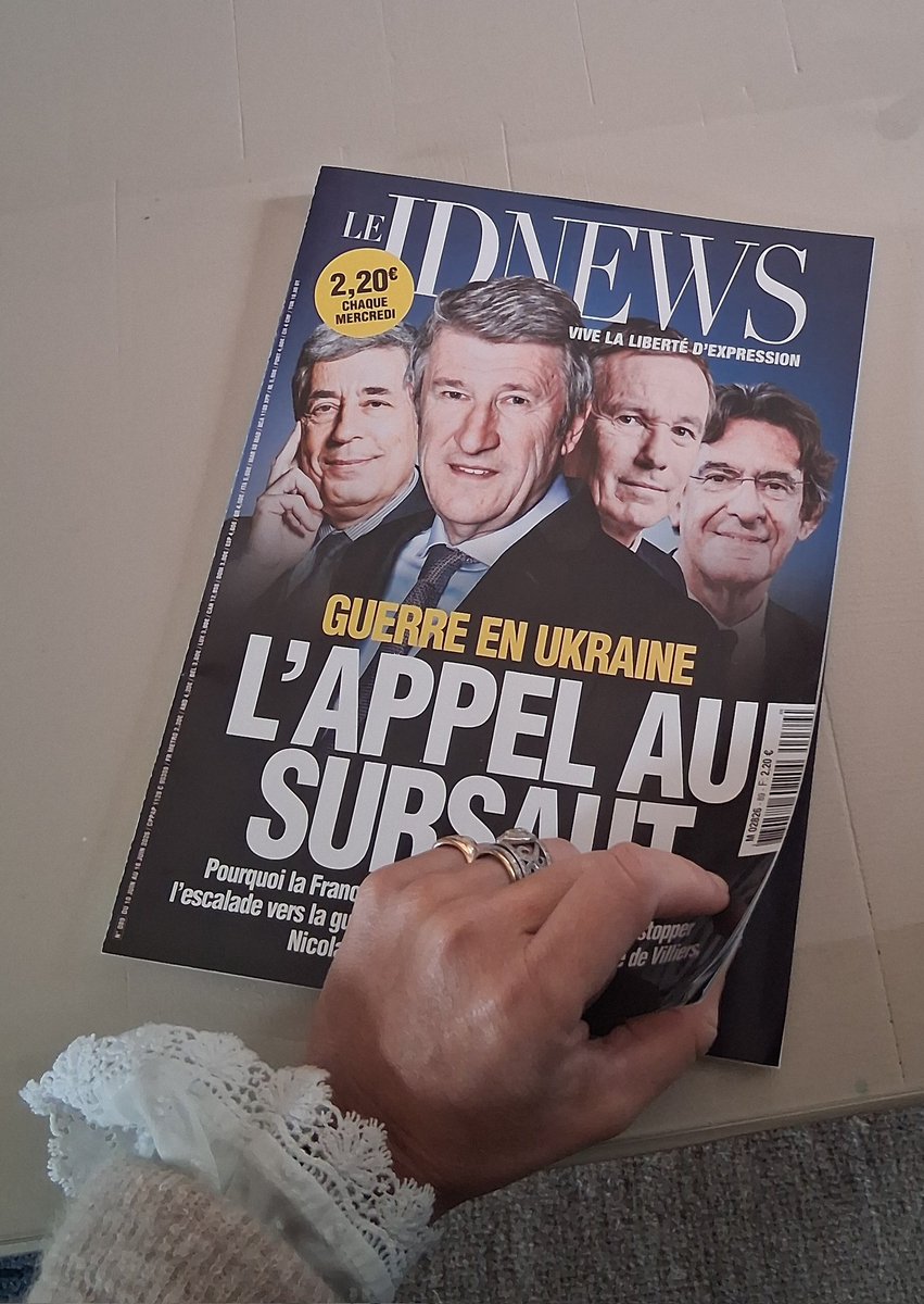 DieuFranceRoy's tweet photo. La vraie info, la vraie réflexion, la vraie parole....une denrée rare!
#Cnews #JDNews https://t.co/5xWiikSbNd