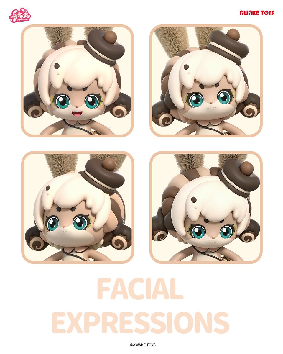 awaketoys's tweet photo. 🌮 Who stops in their tracks the moment they smell something delicious - Coco🍫
Personality traits:
Natural | Easygoing | Curious | Foodie Extraordinaire ✨
The Magic Milk Tea Shop’s official taste tester 🍰
#cuprabbits #cuprabbitsanime #characterintro #cutebaby #original https://t.co/xlfNm7ckOG