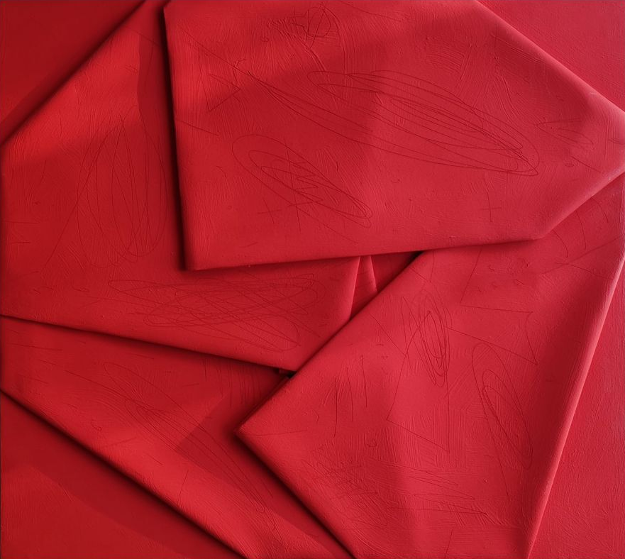 tommasitos's tweet photo. #SuggestioniArtistiche
--Colori, Rosso --
Il #rosso della vita tra le pieghe dell'#arte.
Tela piegata di C. Berlingeri.
'Sul rosso di cadmio piegato', 2015
@CasaLettori https://t.co/skUEjSkDED