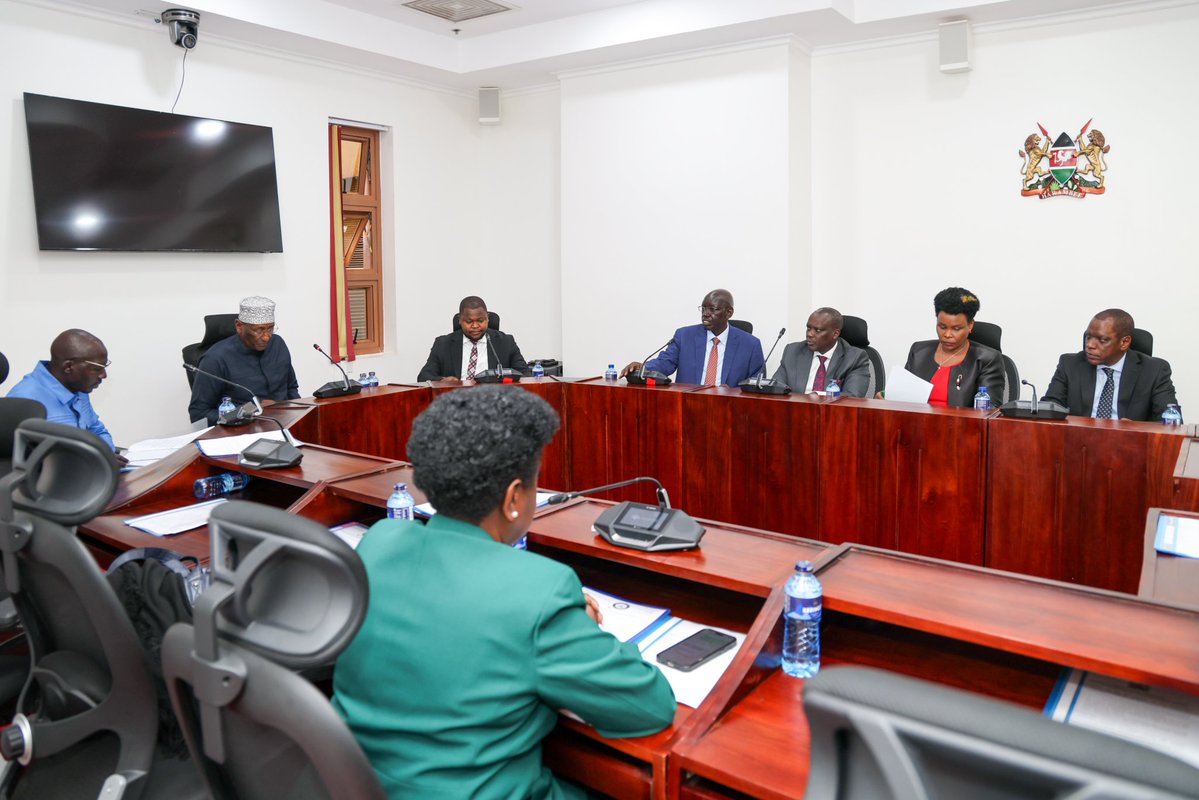 C_ServicesKE's tweet photo. Principal Secretary, Dr. Belio Kipsang, today appeared before the Senate Standing Committee on National Cohesion, Equal Opportunity and Regional Integration on behalf of the Cabinet Secretary for Interior and National Administration. He was accompanied by Ms Evelyn Cheluget, Director General, Immigration Services; Amb. Isaac Ochieng, Director General, eCitizen Services and  Mr. Gilbert Kitiyo, Secretary National Registration Bureau.

The Committee considered responses to statements regarding the recognition of the Wagazinja Community in Mombasa County and measures aimed at enhancing access to opportunities, improving the quality of life, and advancing the socio-economic status of the Daasanach Community in Marsabit County.

The Principal Secretary assured the Committee that upon submission of a formal petition through the appropriate channels, the Ministry will facilitate consideration of the request for recognition in line with established legal and administrative procedures.