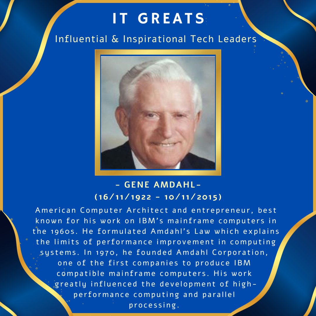 pcwakeup's tweet photo. Gene Amdahl showed performance depends on the whole system 💻 We fix PCs the same way - finding bottlenecks, not just parts 🔧 Smarter repairs = faster machines 🚀
#PCWakeup #Ipswich #Suffolk https://t.co/WkcXqfsUJO