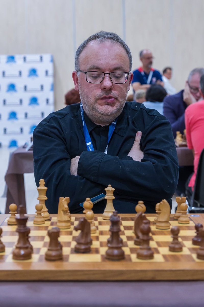 ecfchess's tweet photo. Congratulations to GM Daniel Gormally on finishing 2nd in the 50+ category at the ECU Senior Chess Championship ♟️🥈👏

View Danny's games:
https://t.co/xagZoEu9rk

📸: ECU Senior Chess Championship - Acqui Terme (Italy) @ECUonline https://t.co/nU5VvFRUpc