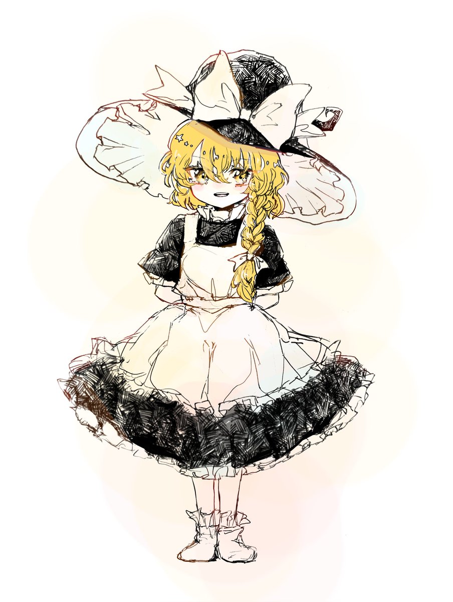 Virgo135_'s tweet photo. 紅魔郷リメイク🎉 魔理沙様！#東方 https://t.co/cv7sK1HPrG