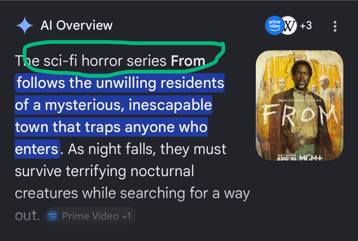 Wikedness1's tweet photo. @Trecee82728 @loadedvivi4ever Yeah google is absolutely free 
It’s clearly stated there for you to see 
So I don’t know how you manage to say it’s not a horror movie/series https://t.co/nUjBtzmAUL