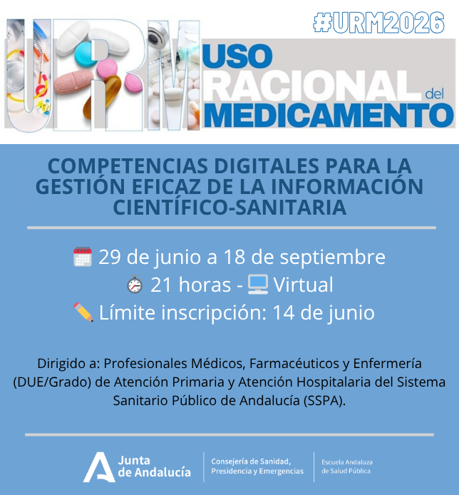 EASPsalud's tweet photo. ÚLTIMOS DÍAS!!

Curso Competencias digitales para la gestión eficaz de la información científico-sanitaria

⏱️ 21h - 🖥️ Virtual
Límite inscripción: 14  junio ‼

https://t.co/hF7ENWs2gS

Capacitación en el uso de herramientas de #InteligenciaArtificial (#IA) Generativa. https://t.co/ulUy9XBmK3