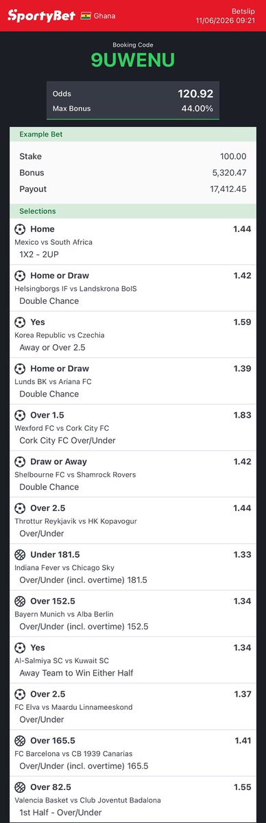 mrlamar01's tweet photo. 120+ odds🍏🏆

9UWENU

Grand audit💥💥💥💥 https://t.co/71VwHzH8Xj