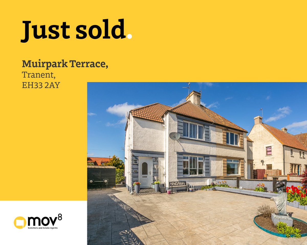 mov8realestate's tweet photo. UNDER OFFER | Muirpark Terrace, Tranent

Another fantastic result for our clients at Muirpark Terrace, Tranent.

Thinking of selling? The East Lothian market remains active, with motivated buyers still looking for their next home.

📞 0345 646 0208
🌐 MOV8 Real Estate https://t.co/btHhcPehqC