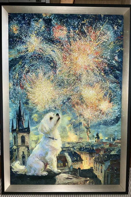 本当に亡くなった愛犬にそっくりなアート作品を見つけてしまい即購入してしまった。。。