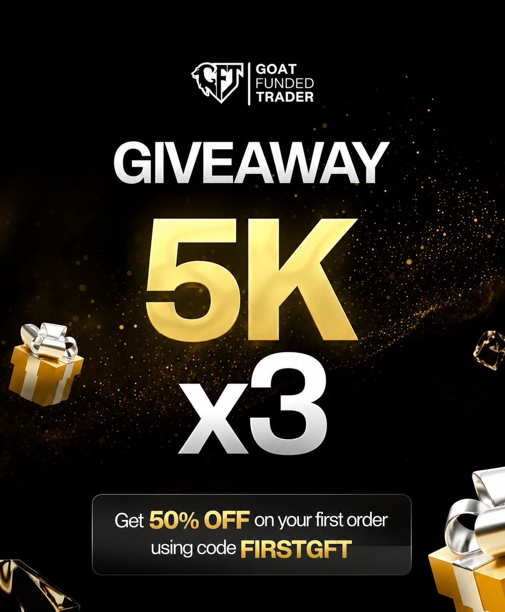 CharlesFT_'s tweet photo. 🚨 GIVEAWAY ALERT 🚨 

3x5k GFT for three traders  

To Enter, Must👇🏽 

-FOLLOW
• @CharlesFT_ 
• @GoatFunded 
• @EdwardXLreal 

-LIKE &amp; REPOST

ALSO FOLLOW
• • @Geedow_  &amp; @lens_of_dt 

-TAG 2 TRADER

Winners in 72hours https://t.co/o81EBpcx1R