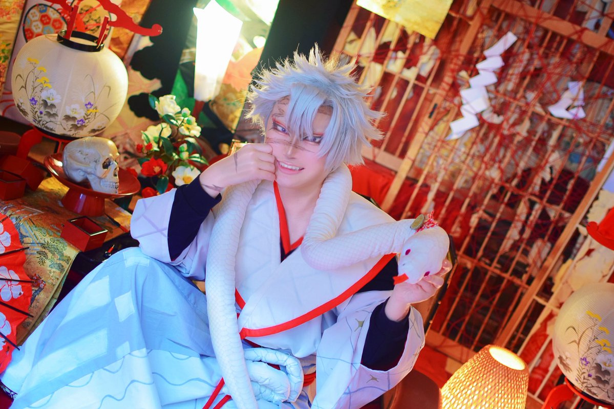whitexice's tweet photo. 【⚠Cosplay⚠】

鬼滅の刃／不死川実弥(巳年)

ー供物を寄越しなァー

📸那麗瑪さん@na_tu_me_cos https://t.co/to1TBk3z0T