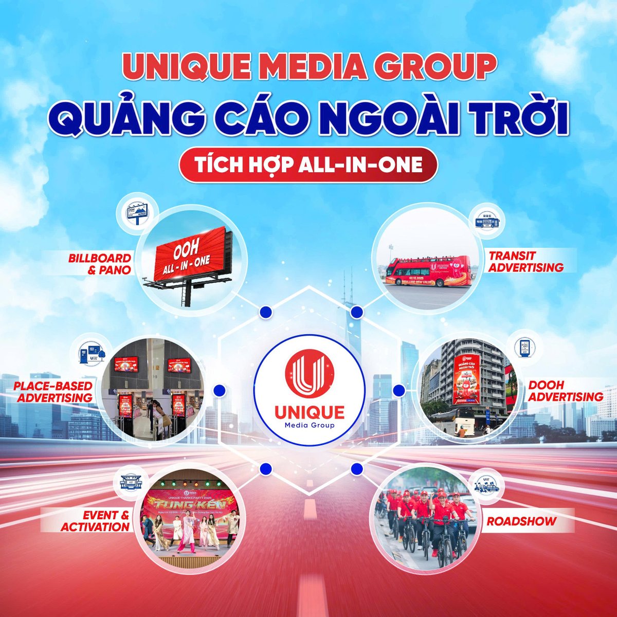 UniqueOOH's tweet photo. UNIQUE OOH - Hแป SINH THรI QUแบขNG CรO NGOรI TRแปI TรCH HแปขP ALL-IN-ONE TRรN 34 TแปNH THรNH TOรN QUแปC
#UniqueOOH #UniqueWorkHard #OOH #quangcaongoaitroi #baogiaquangcaongoaitroi #Pano #Billboard #DOOH #quangcaotrenphuongtiengiaothong #Roadshow #Activation https://t.co/W40NzxZ7NB
