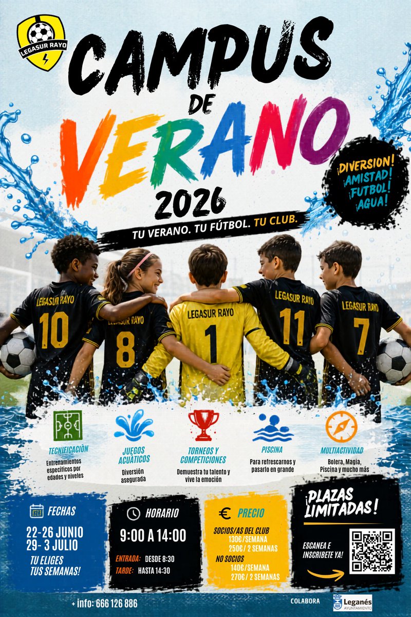 LegasurRayo's tweet photo. Últimas plazas para nuestro campamento de verano!!!

⚡INSCRIPCIONES: https://t.co/8mpBoIfCUb https://t.co/3DNiV9AQKG