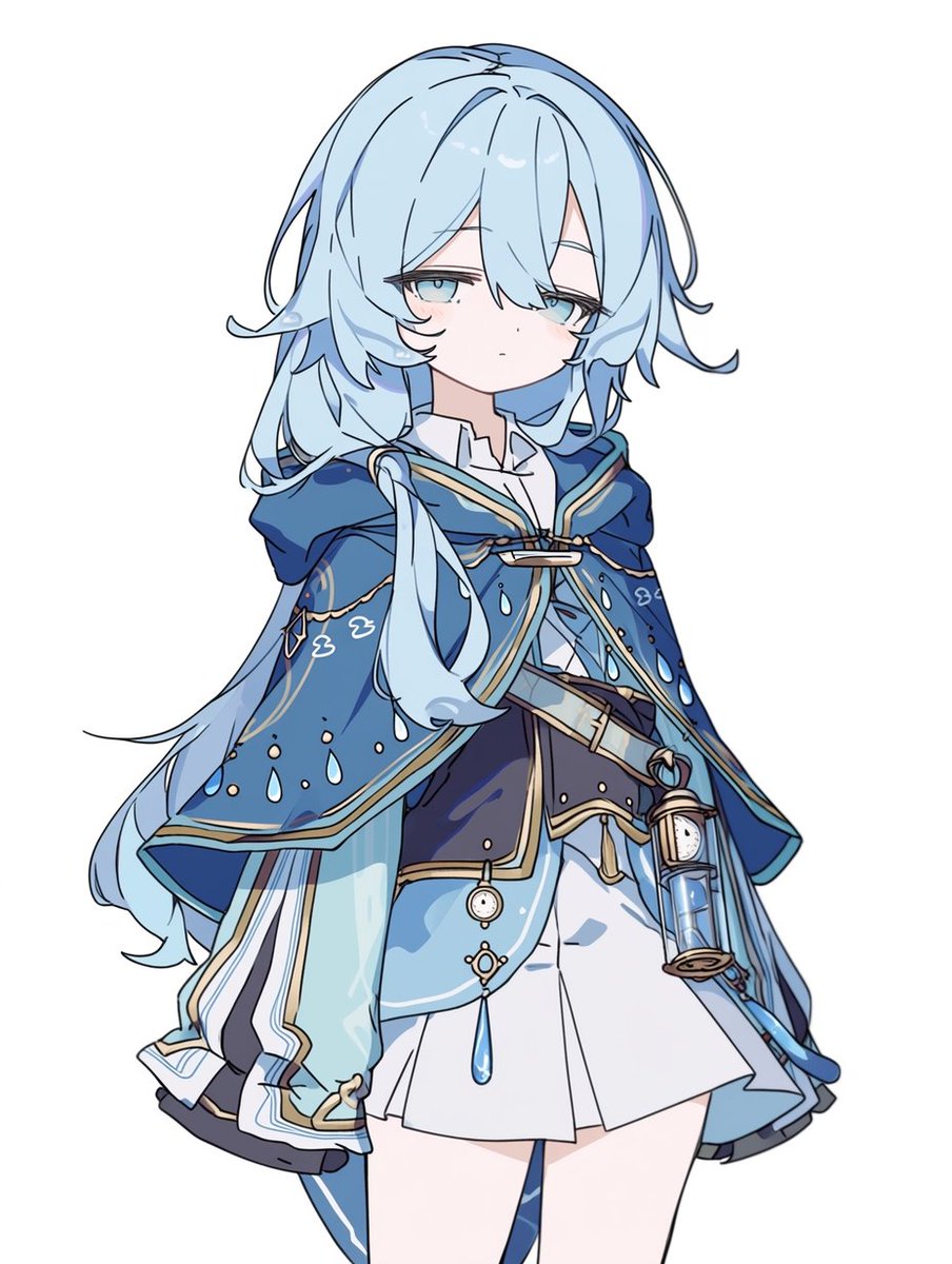 Blue Rain Mage Character Design