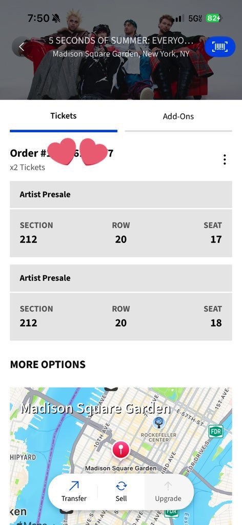 comjcbarnes's tweet photo. Selling 2 tickets for 5sos June 13th https://t.co/RJfJyEo7wW