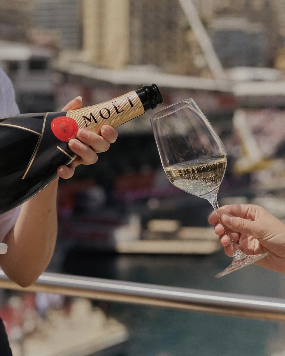 IconomicNetwork's tweet photo. One thing Monaco does better than anywhere else? Turning a sporting event into a luxury experience. Moët &amp; Chandon's highly visible presence throughout the 2026 Grand Prix, from the pool to the podium, was a reminder that the race is only part of the spectacle. https://t.co/wOKCHLLPuE