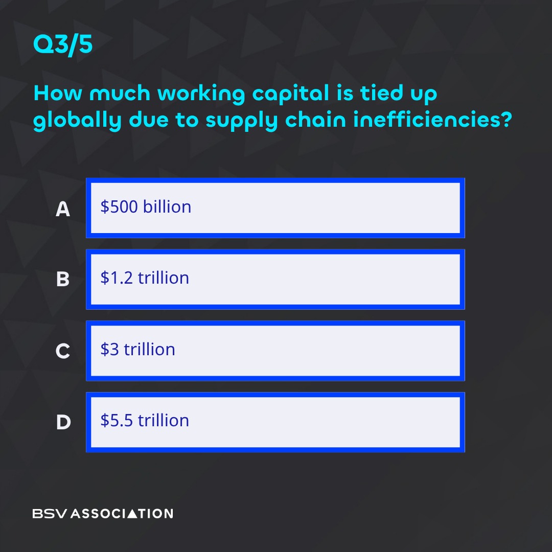 BSVAssociation's tweet photo. We know where supply chains lose the most money – it’s not where you’d expect…

Hidden inefficiencies in reconciliation, payments, compliance &amp; visibility can have a bigger impact than you think.

1. Create account
2. Search: Supply Chain
3. Filter by: Paths
4. Find the answers