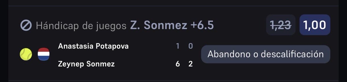 eduatm1903's tweet photo. @WinamaxDeportes un más 6,5 en juegos en el momento que hizo el 0-1 del segundo set, es apuesta acertada, no se que cojones hacéis https://t.co/Ze4EVW0DB8