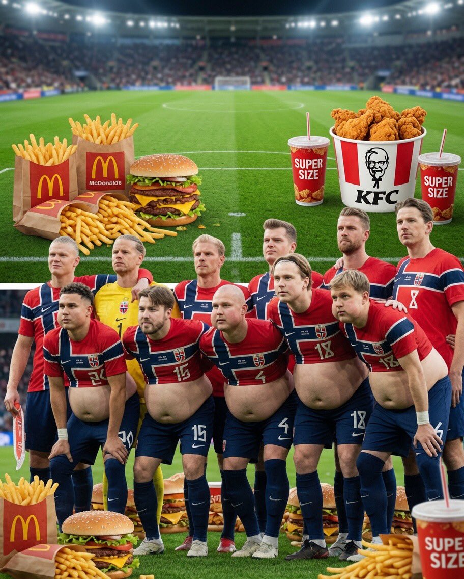 TheFTBLIndex's tweet photo. They are smart. They don’t want team Norway to turn into this 😂 https://t.co/94qkxZuJ5v