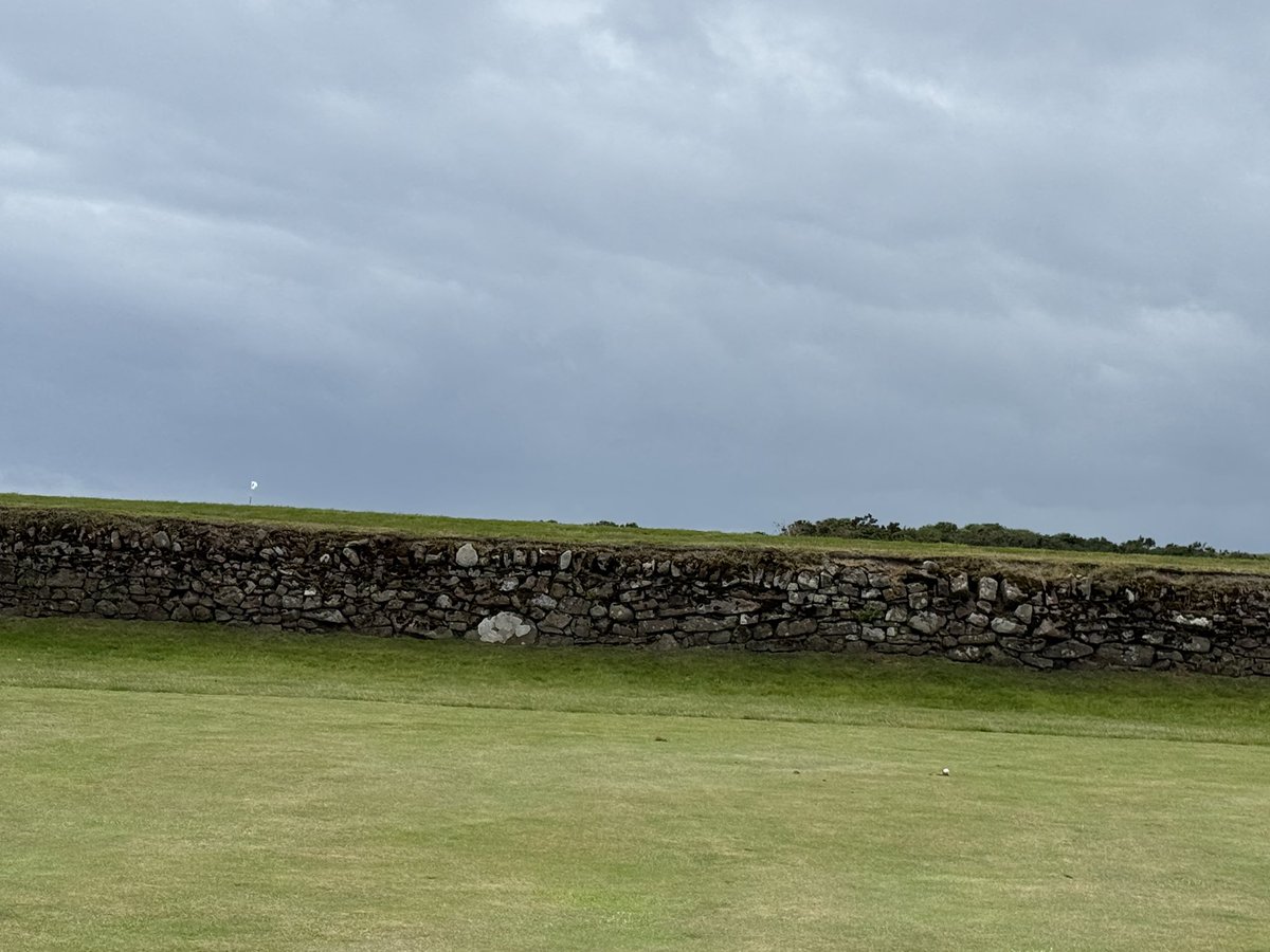 Top100Rick's tweet photo. Crail Golfing Society - Craighead
Gil Hanse - 1993
Private - limited public tee times 
125 Pounds / $170 USD

Craighead is one of those places that comes out of nowhere. It’s not highly ranked and not as well known as its neighbors.

Yet it’s as charming as the old links. I love this place. 

One of Gil’s earliest designs, he did a masterful job of using old farmland to make a linksy golf course that is truly unique. 

The coolest feature, other than the gorgeous ocean views, are the incredible stone walls…some likely predate the birth of Jesus. They are not just visual, they play an active role in the course strategy. Turns out defending against the Vikings adds some great golf course flair. 

The course ebbs and flows to and from the sea. It’s a windy site, always expect the breeze since it sits high over the sea. The ocean views are spectacular  and a constant feature. 

The greens are a great challenge. They are mid sized and have lots of internal contour. The par 3’s are very hard, mostly on the longer side. This course is no pushover. 

Why doesn’t Craighead get more attention? It suffers from its opening. The course when built was far too hard and the fairways too narrow, the members said it just wasn’t fun. As it matured it got tweaked and now it’s an absolute blast to play, while still a challenge. 

I absolutely love this course. If on a St. Andrews trip, add Crail!!!