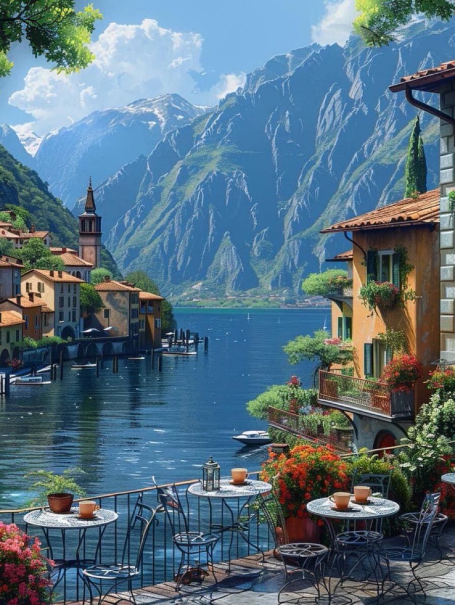 viewsoff's tweet photo. Lake Como, Italy https://t.co/sfWLAkoVhq