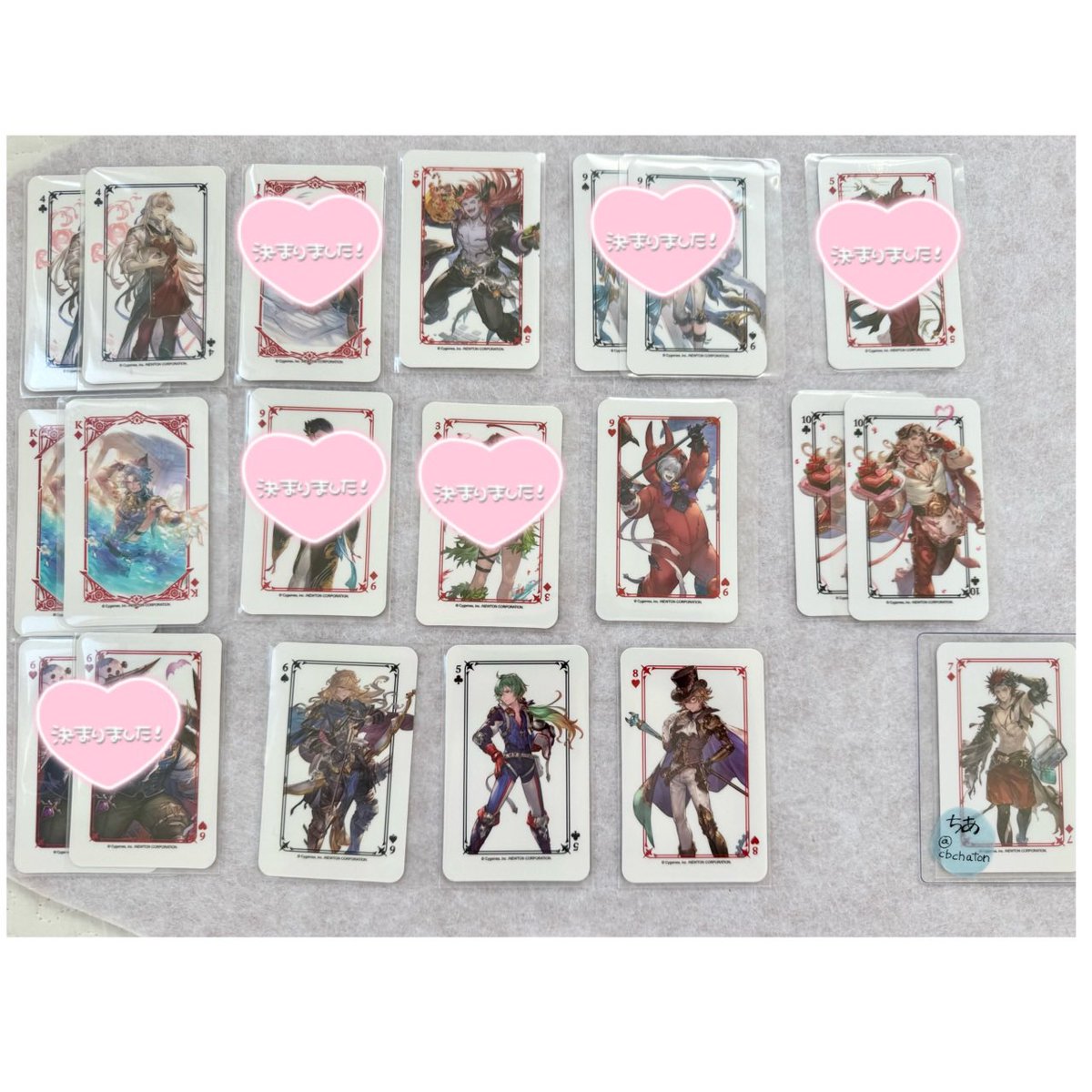 cbchaton's tweet photo. 【交換】
グラブル グランブルーファンタジー⠀グラサイキッチン グラキチ トランプ

求￤画像1枚目、クリカビカラ
譲￤画像2枚目以降参照

♡付含む or まとめての方優先
郵送 or 6/13手渡し
手渡しは夕方以降です。

検索からもお気軽にお声掛けください。
よろしくお願いいたします。 https://t.co/tSfkJCBpNB