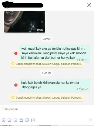 gravtch's tweet photo. Selamat sore INVNT semua!

Kami ingin menginformasikan bahwa akun Shopee GRAVT sedang mengalami gangguan sejak 1 minggu yang lalu, mengakibatkan kami tidak dapat membalas chat yang masuk dari para customers

(1/3) https://t.co/8E4g84mMvj