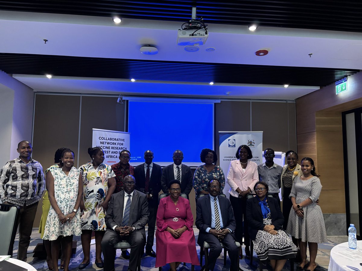 UNCST_Uganda's tweet photo. The Deputy Executive Secretary delivers opening remarks at the inception meeting for vaccine development regulatory meeting. The initiative CONNECT-VAS aims at strengthening Uganda’s capacity for vaccine research in partnership with STI councils across Africa. @SGCIAfrica @IDRC https://t.co/I4x2Zq71pL