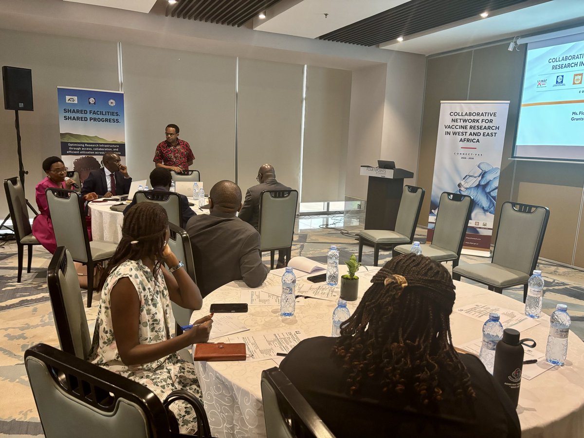 UNCST_Uganda's tweet photo. The Deputy Executive Secretary delivers opening remarks at the inception meeting for vaccine development regulatory meeting. The initiative CONNECT-VAS aims at strengthening Uganda’s capacity for vaccine research in partnership with STI councils across Africa. @SGCIAfrica @IDRC https://t.co/I4x2Zq71pL