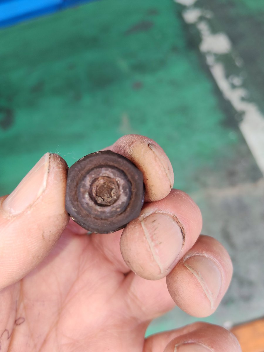MURASAKIVTR1000's tweet photo. トヨタさん何故に六角は浅く
奥にトルクスタイプの溝を切ってある？　錆びやすい所なのに
おかげで　外すのに苦労したぞ https://t.co/42TFXBktla