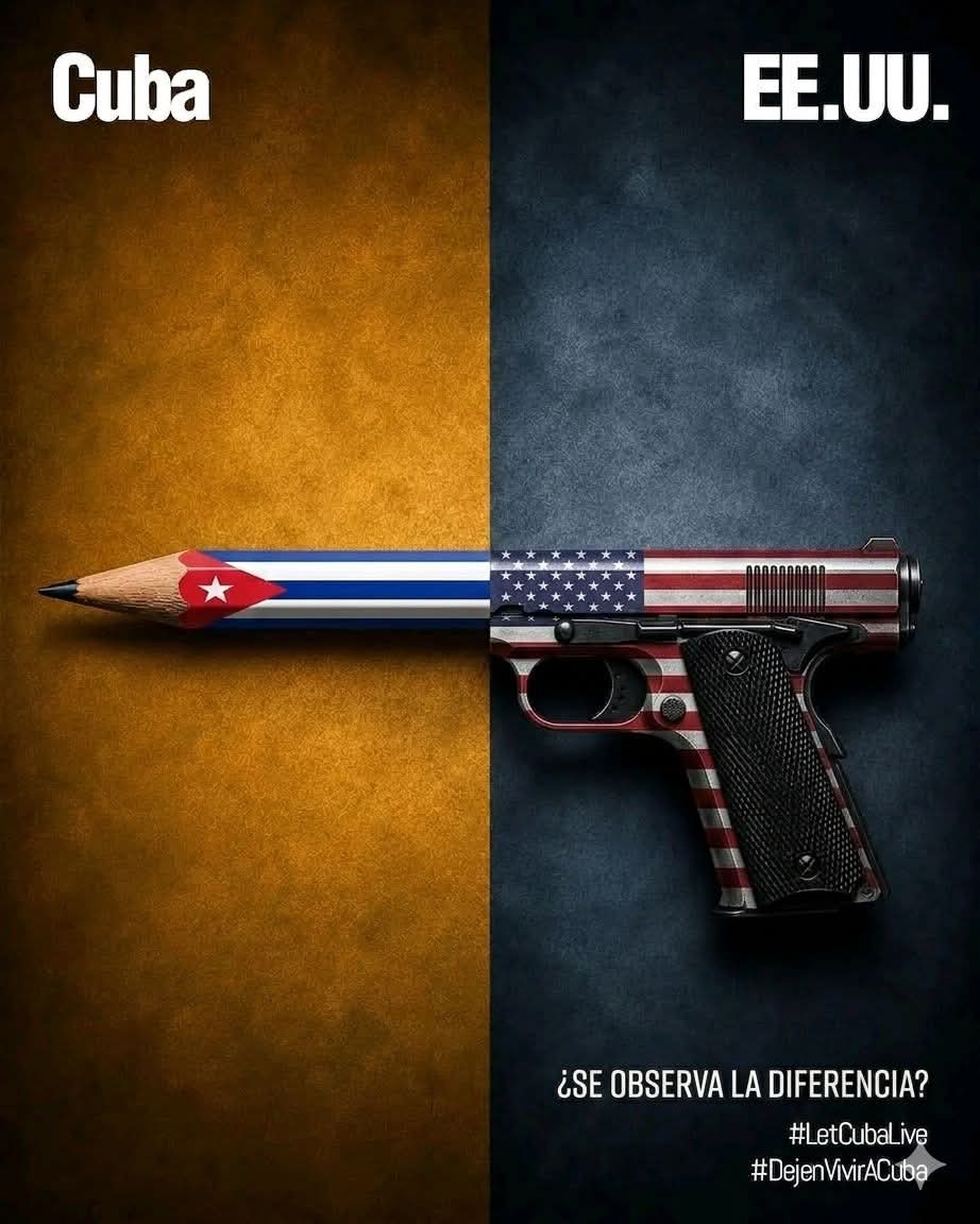 A112461Ico's tweet photo. la ideas 🇨🇺. siempre estarán por encima de la armas poderosa 🇺🇸 https://t.co/RkxXrLV11U