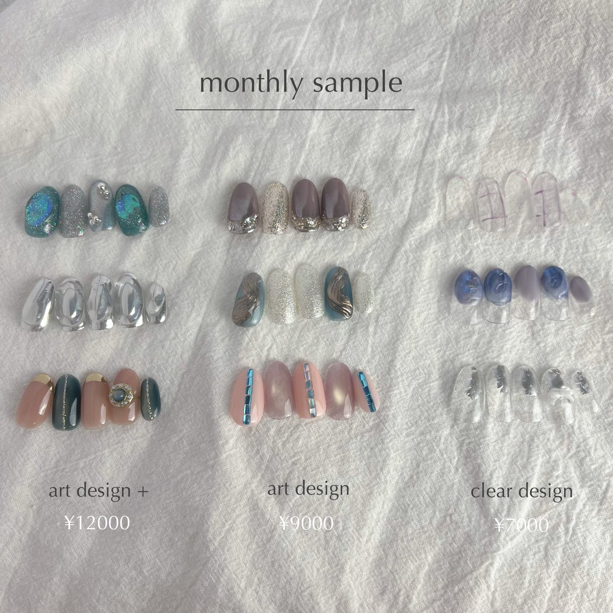 fuu_nail's tweet photo. 6月monthly sample🐳 https://t.co/x4QneiSVb2