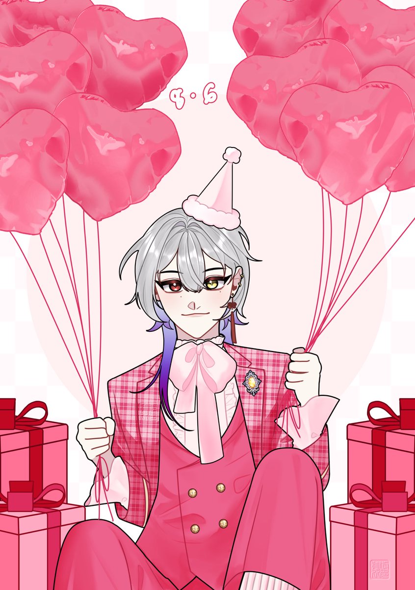 rabirabyy's tweet photo. Happy birthday to me 🎉

May this year bring plenty of inspiration to draw and be happy 🤟🏼

(Forgot to post here)

#oc #bday https://t.co/Ax9h0zt6V3