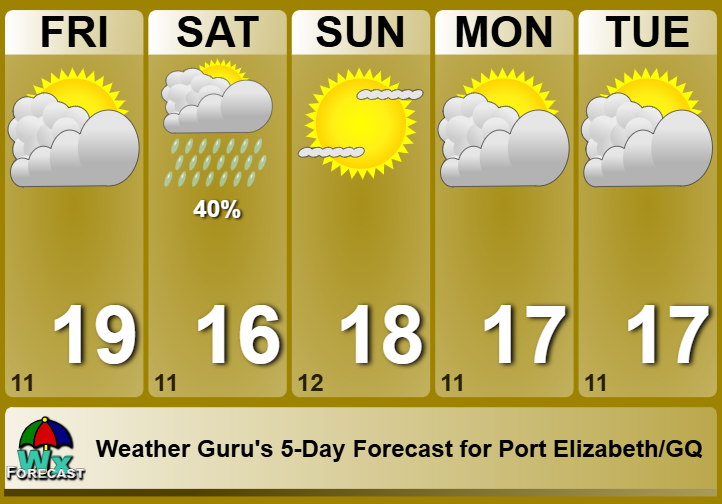 WeatherGuruEC's tweet photo. 11 June 2026 and the winter chill is setting in with Sunday only chance for a braai https://t.co/w18S9vTnAq
