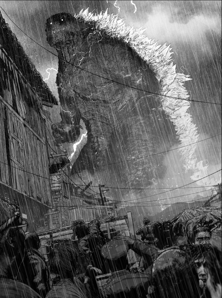 tristans_bones's tweet photo. The preorder window for Horror of Godzilla closes Monday. Best and toughest work at the same time. If you've dug my Alien/Predator stuff, you're in for a real treat, and if you thought Event Horizon was shocking, wait'll you see the rest of this...

https://t.co/DK3ErdTR1o https://t.co/IDnxY66J5c