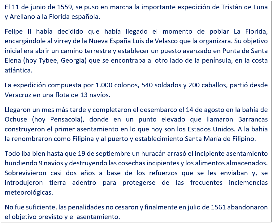 javierleoncio49's tweet photo. El 11 de junio de 1559, hoy hace 467 años, se puso en marcha la importante expedición de Tristán de Luna y Arellano a la Florida española.
@cityofpensacola,@UF,@VisitPensacola,@pnj,@pensacola,@HISTORY,@USembassyMadrid,@SpainInTheUSA,#Pensacola,#florida https://t.co/fnIKgB2wHa