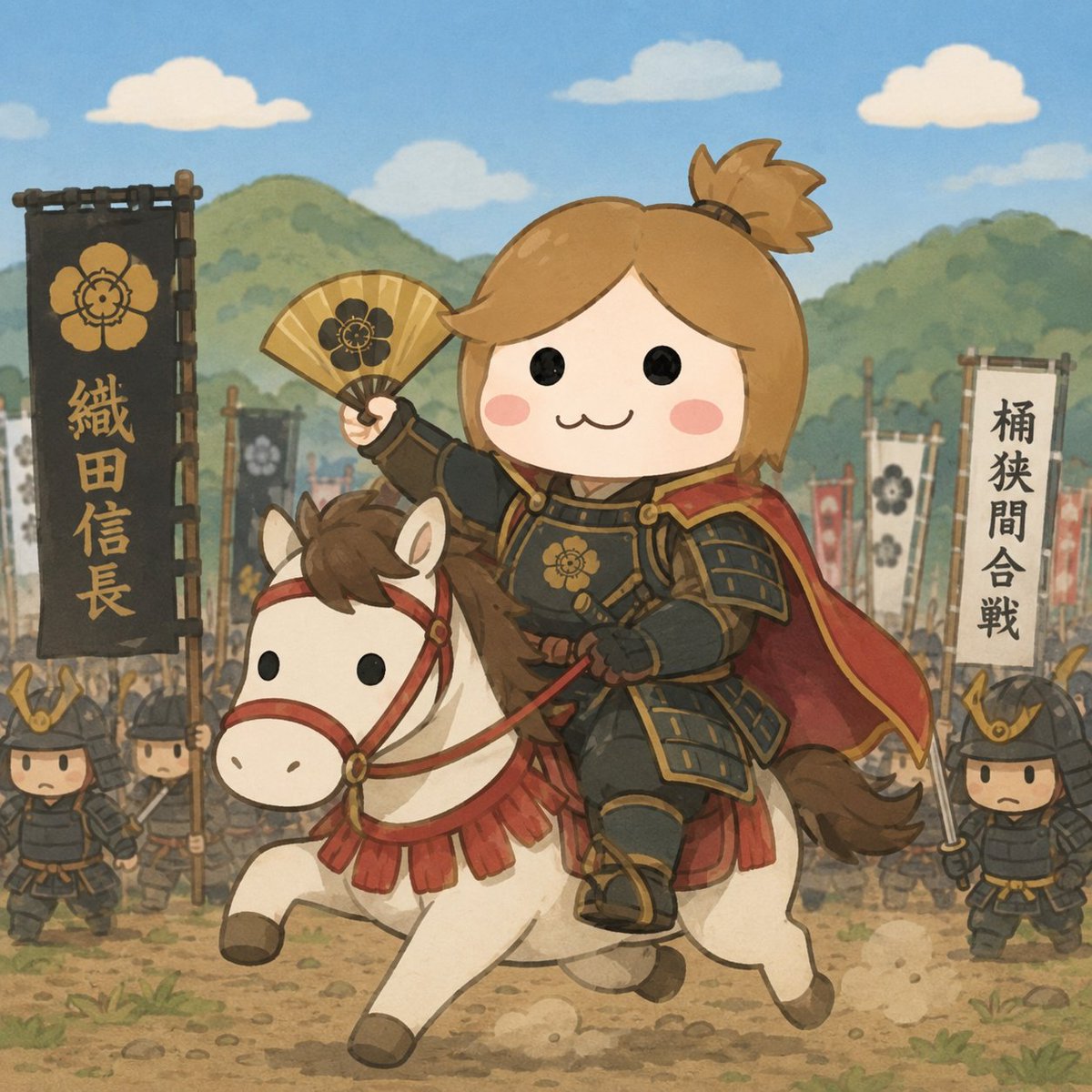 noshi_0806's tweet photo. おはようごじゃがいもす🥔

ちょっと奥さん！金曜日ですって
一週間早いわねー

6月12日はあの #桶狭間の戦い が
あった日なんだってー！

今日もよろしくですよー！ https://t.co/VDZaeDPONW