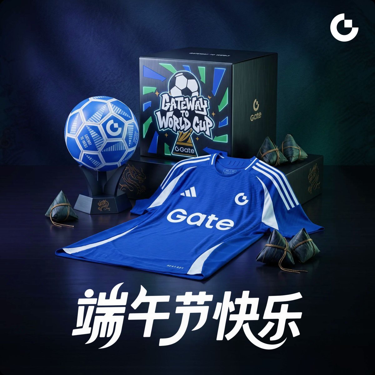 Gate__Square's tweet photo. ⚽️🌍 端午遇上世界杯，热爱双倍开球！

有人为主队熬夜，
也有人一边看球一边刷 Gate 广场 👀
这个端午节，Gate 广场准备了 2 份世界杯主题端午限定礼盒，送给最有足球热情的朋友！

🎁 参与方式
✅ 关注 @Gate__Square
✅ 转发并点赞本条推文
✅ 在评论区回答：
⚽️ 你在预测市场支持了哪支球队？
💬 为什么它会成为你的冠军之选？

🏆 奖励
Gate 世界杯主题端午限定礼盒 ×2