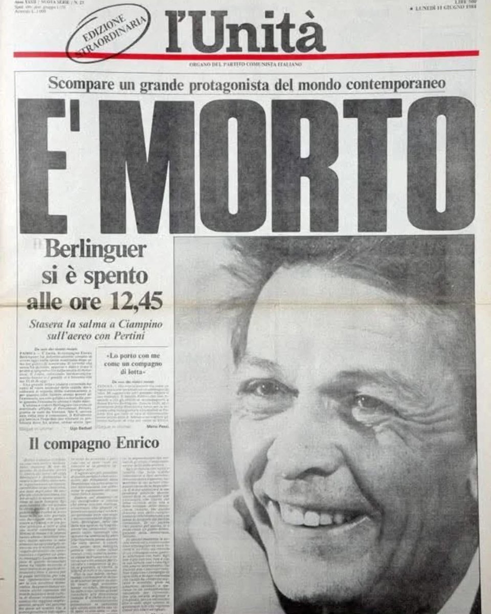 PADAND6's tweet photo. Ciao Enrì <3 #Berlinguer https://t.co/VQ5iWy1jyQ